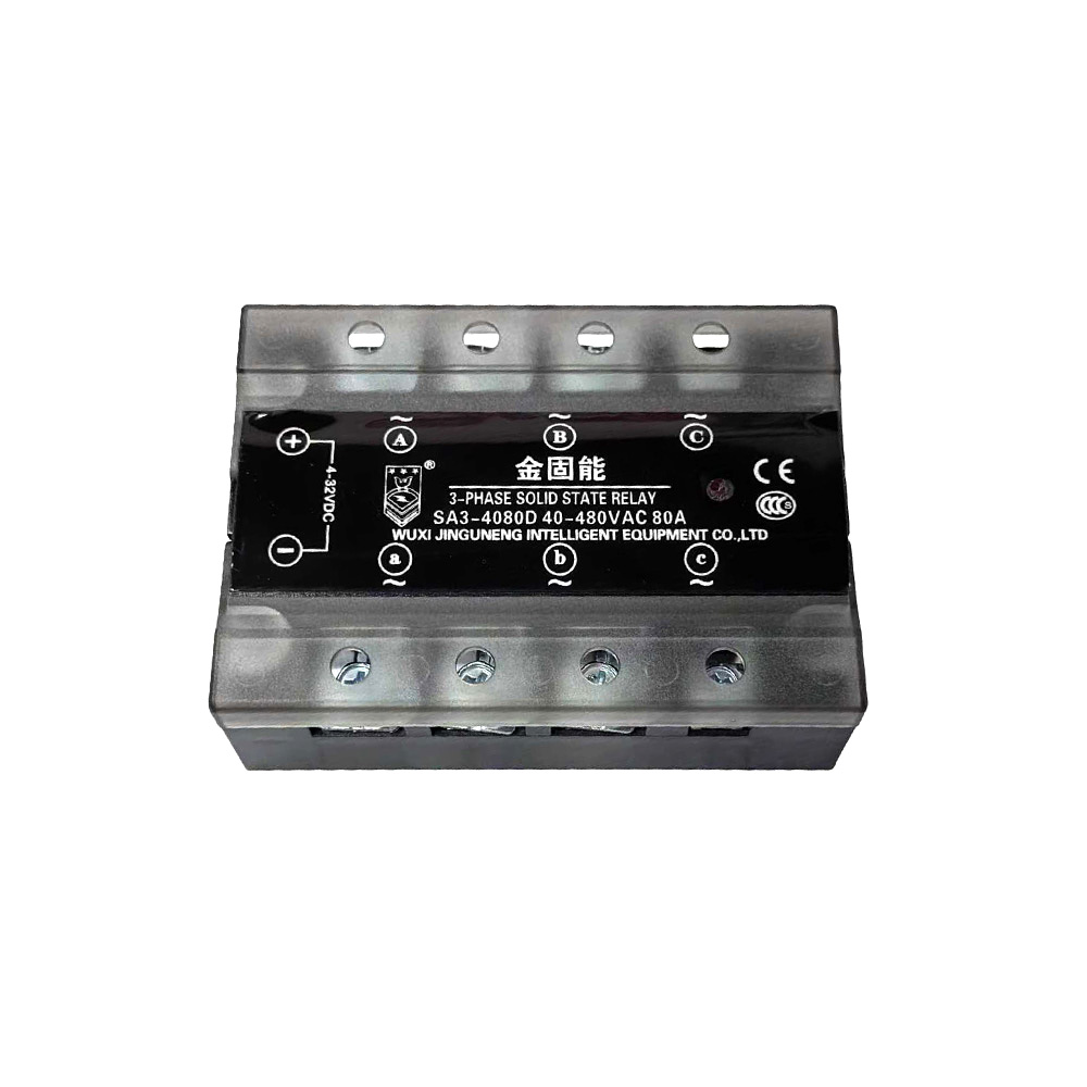 金固能 SA3-4080D 40-480VAC 80A 交流固态继电器